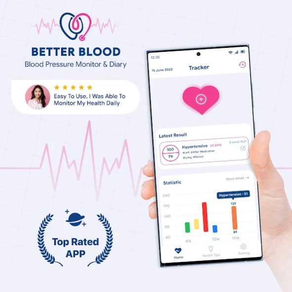 Blood Pressure Monitor & Diary 1.1.3 Screenshot