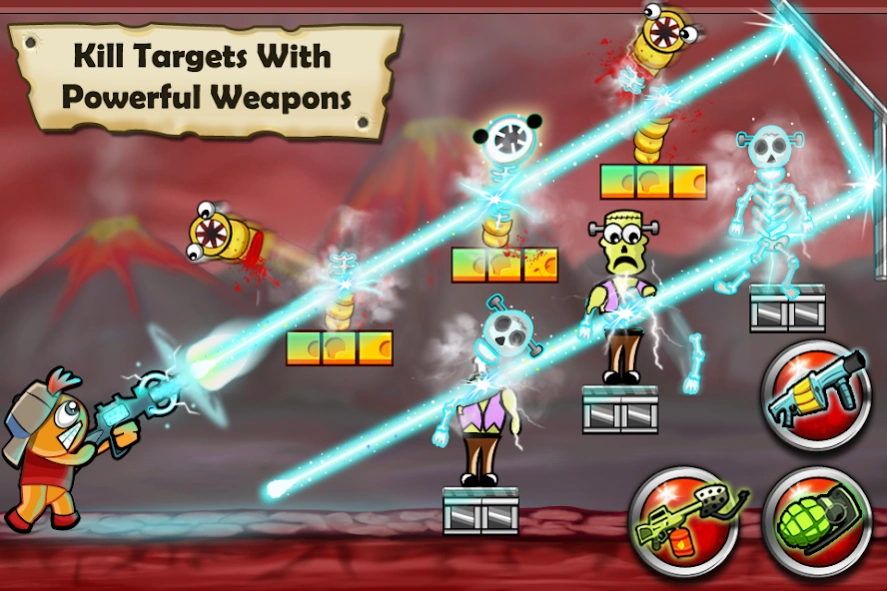 Bloody Monsters: Bouncy Bullet  Screenshot