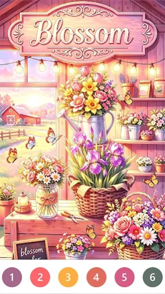 Blossom Color By Number 1.0.7 Screenshot
