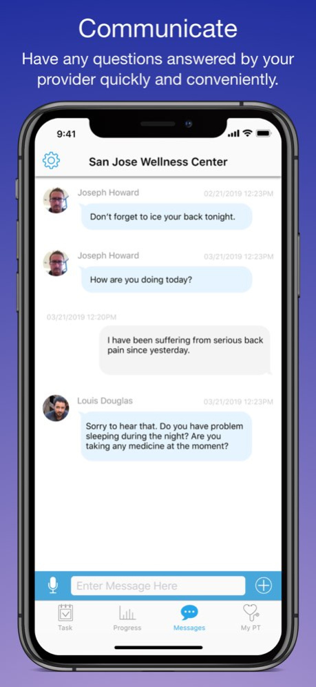 BlueJay Engage – Patient 8.1.7 Screenshot