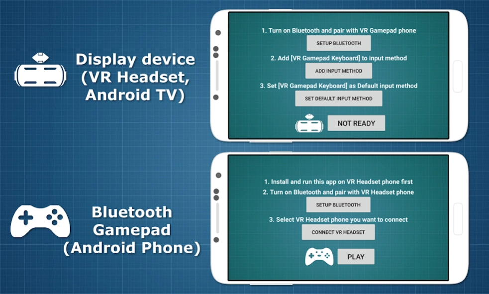 Bluetooth Gamepad VR & Tablet 1.1.1 Screenshot