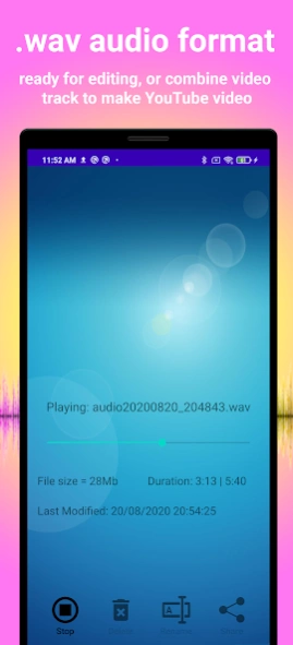 Earbuds Voice Recorder 3.4 Screenshot