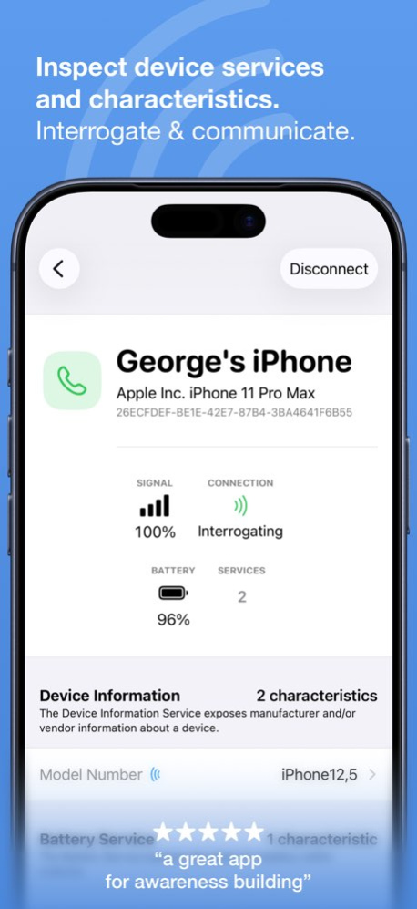 Bluetooth Inspector 1.7.9 Screenshot