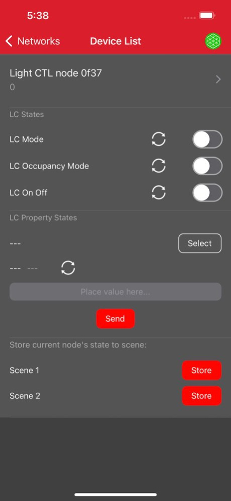 Bluetooth mesh by Silicon Labs 11.0.1 Screenshot