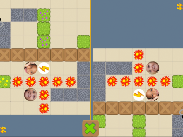 Bomba Free - 2 player split-screen classic bomber 1.1 Screenshot
