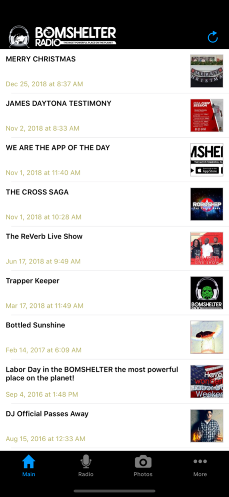 BOMSHELTER RADIO 3.5 Screenshot