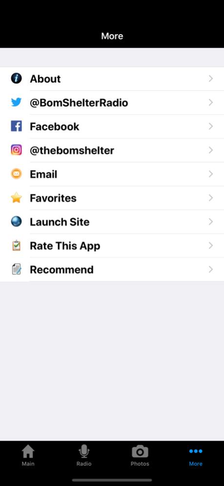 BOMSHELTER RADIO 3.5 Screenshot
