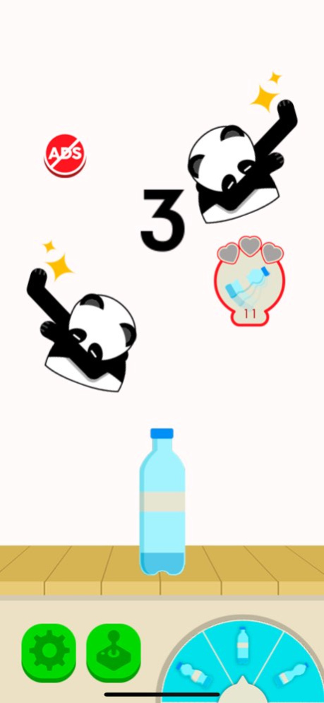 Bottle Flip Challenge - PANDA 1.4 Screenshot