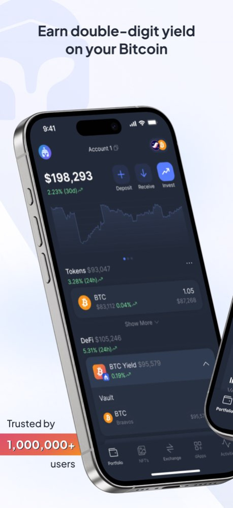 Braavos: BTC & Starknet Wallet 4.19.6 Screenshot