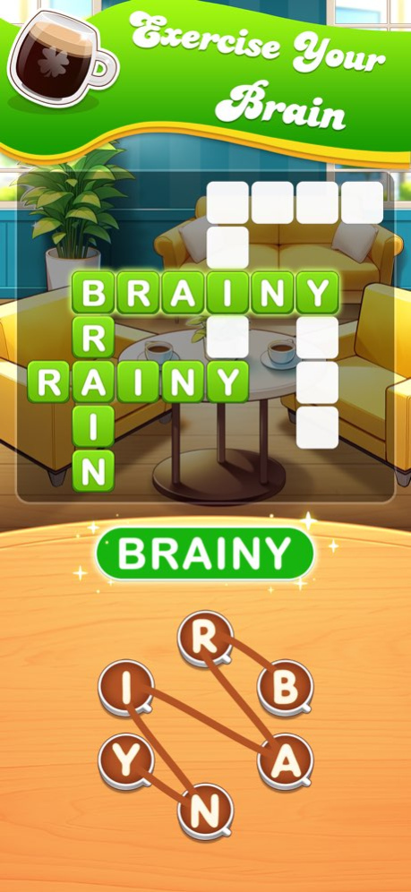 WordCoffee: Relaxing Crossword 2.11.2 Screenshot