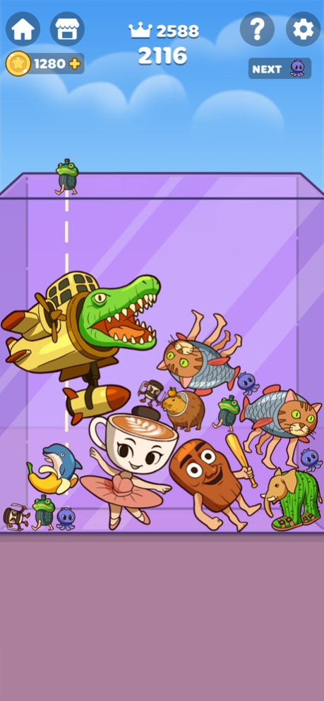 Brainrot Merge: Drop Puzzle 2.3 Screenshot