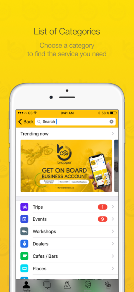 Brapper - Motorcycle App 2.1.2 Screenshot