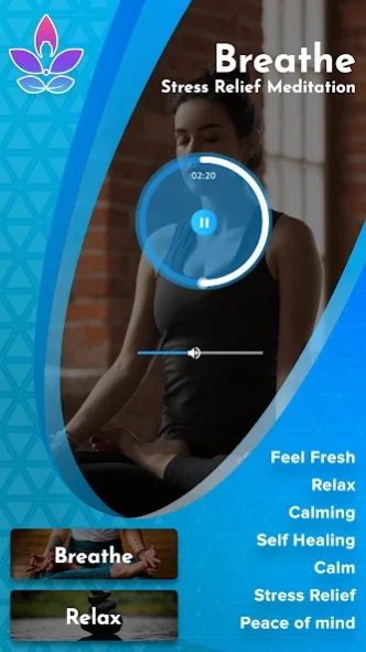 Breathe: Stress Relief Meditat  Screenshot