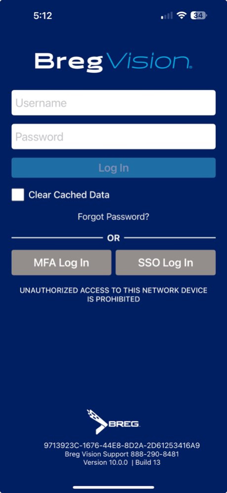 Breg Vision Cloud 7.7.70 Screenshot