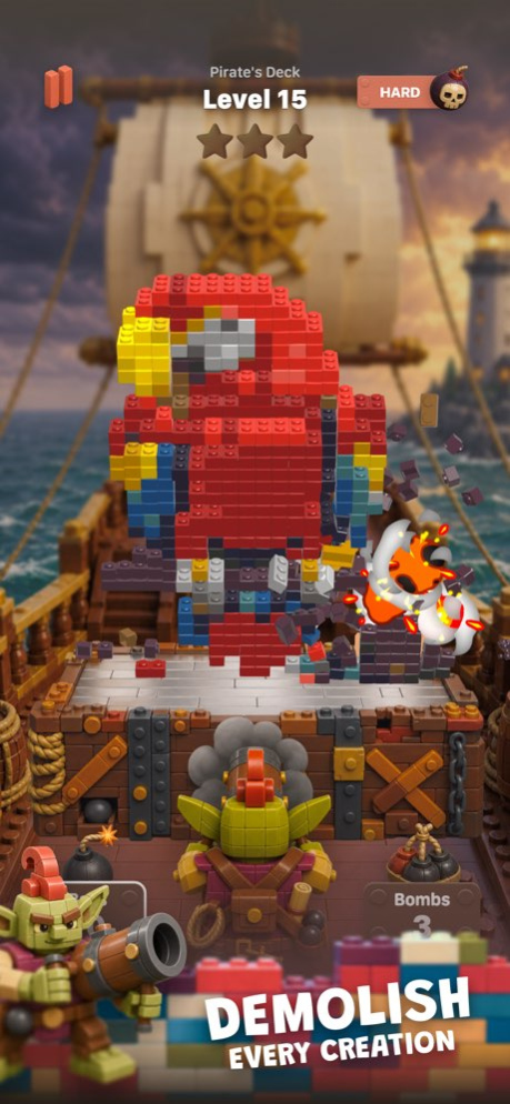 Brickdown: Tower Smash  Screenshot