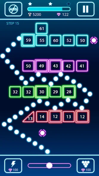 Bricks Breaker: Deluxe Crusher 35 Screenshot