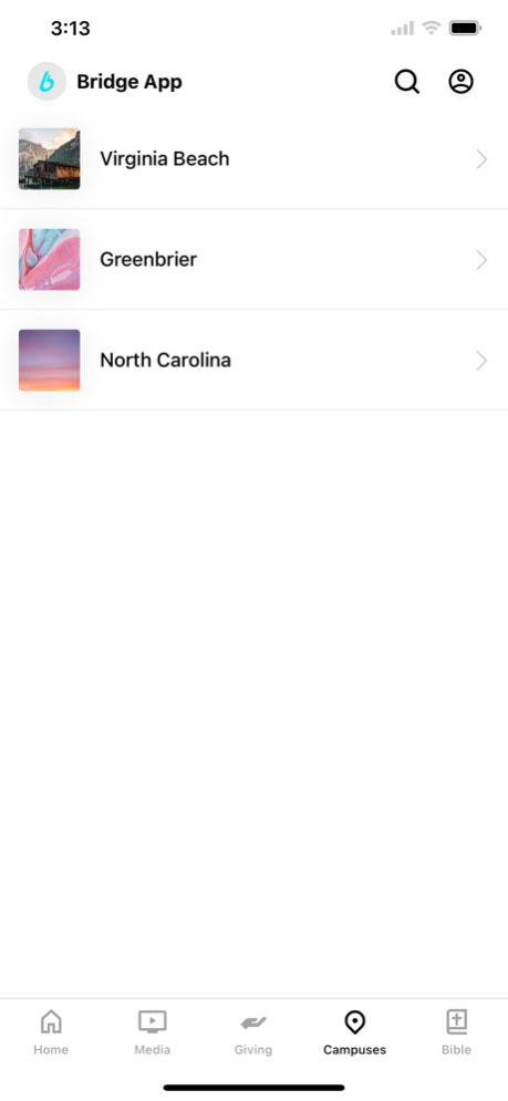 Bridge Church VA/NC 6.12.5 Screenshot