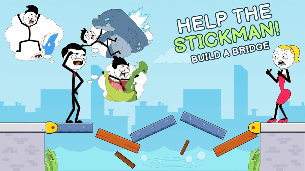 Bridge Stickman - Love Rescue 1.1.2 Screenshot