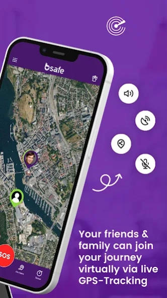 bSafe - Never Walk Alone 4.6.1 Screenshot