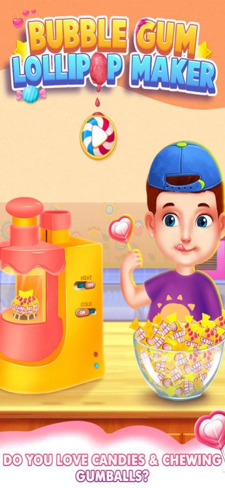 Bubble Gum Lollipop Maker 2.0 Screenshot