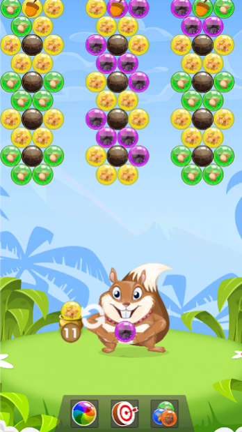 Bubble Shooting Hero Squirrel 1.5 Screenshot