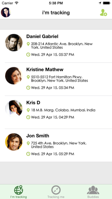 BuddyTracker‪!‬  Screenshot
