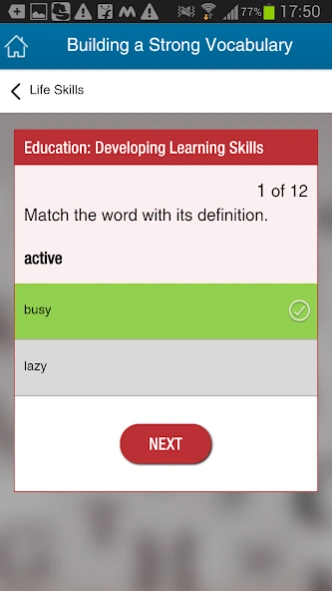 Building a Strong Vocabulary  Screenshot