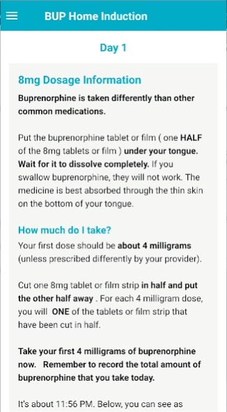 Starting Buprenorphine 1.1.11 Screenshot