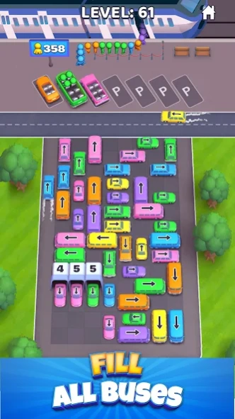 Bus GO! Car Sorting Puzzle 2.7.1 Screenshot