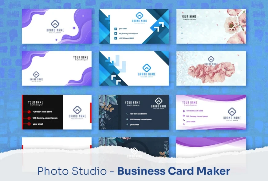 Business Cards Photo Maker 1.0 Screenshot
