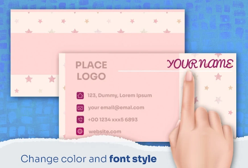 Business Cards Photo Maker 1.0 Screenshot