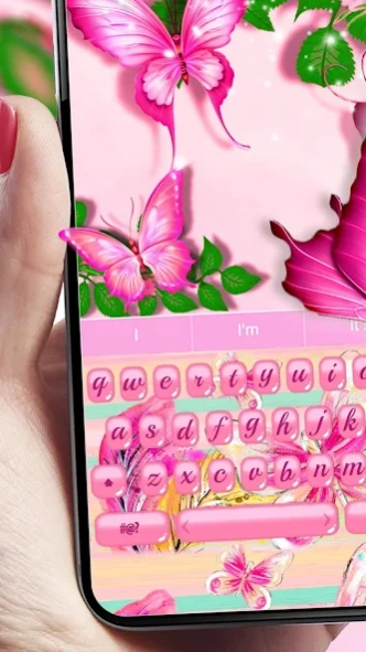 Butterfly Keyboard Themes 1.0 Screenshot