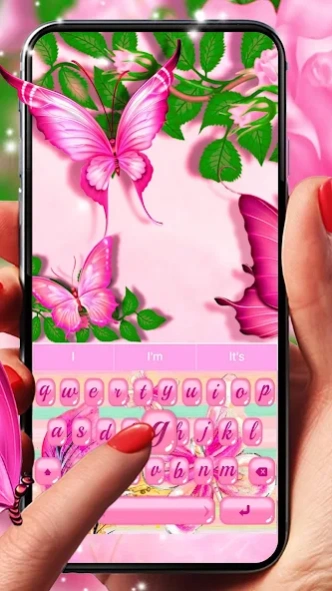 Butterfly Keyboard Themes 1.0 Screenshot