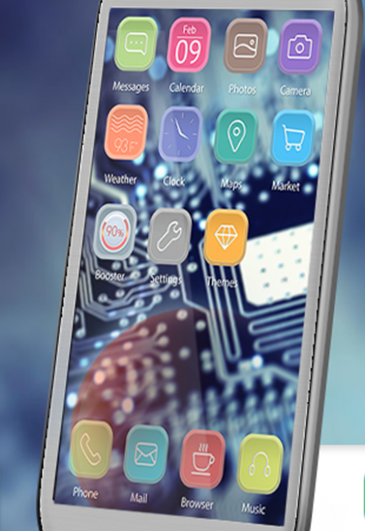 Buttons Theme for Be Launcher 1.0 Screenshot