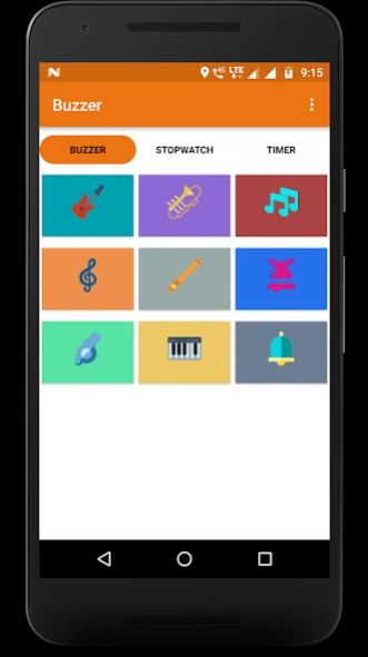 Buzzer, Stopwatch & Timer 1.2 Screenshot