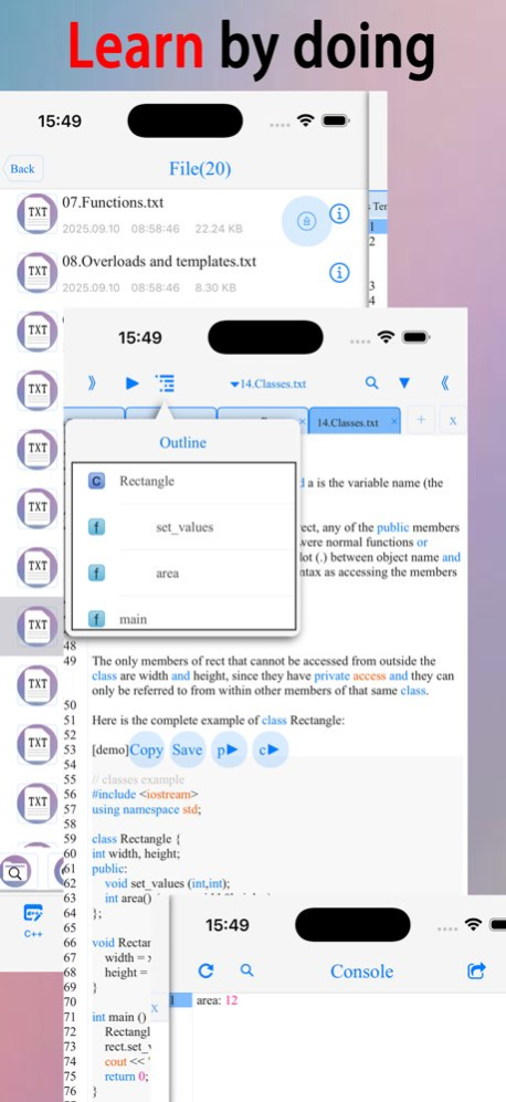 C/C++-programming language 2.1 Screenshot