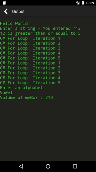 C# Programming Compiler 2.9 Screenshot