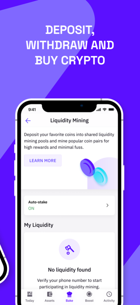 Bake (formerly Cake DeFi‪)‬ 4.4.0 Screenshot