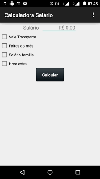 Calculadora Salário 1.6 Screenshot