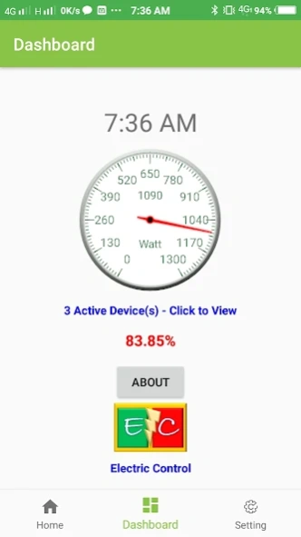 Electric Cost Control  Screenshot