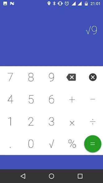 Calculator with percentage 1.8 Screenshot