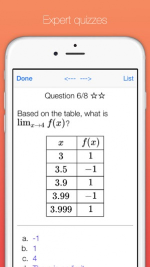 Calculus X: College and AP Calc Test Prep and Tools 1.4.1 Screenshot