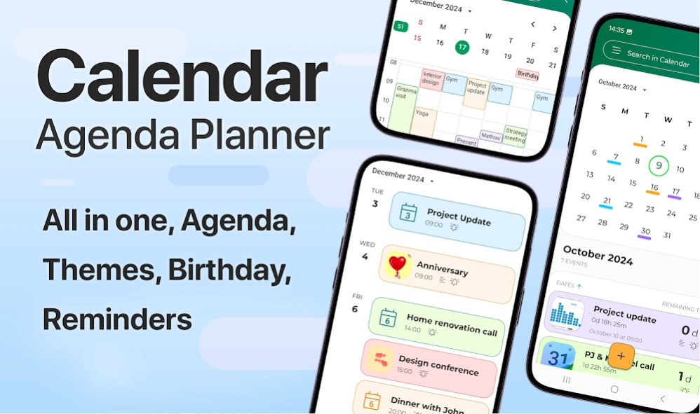 Calendar - Agenda Planner 2.9 Screenshot