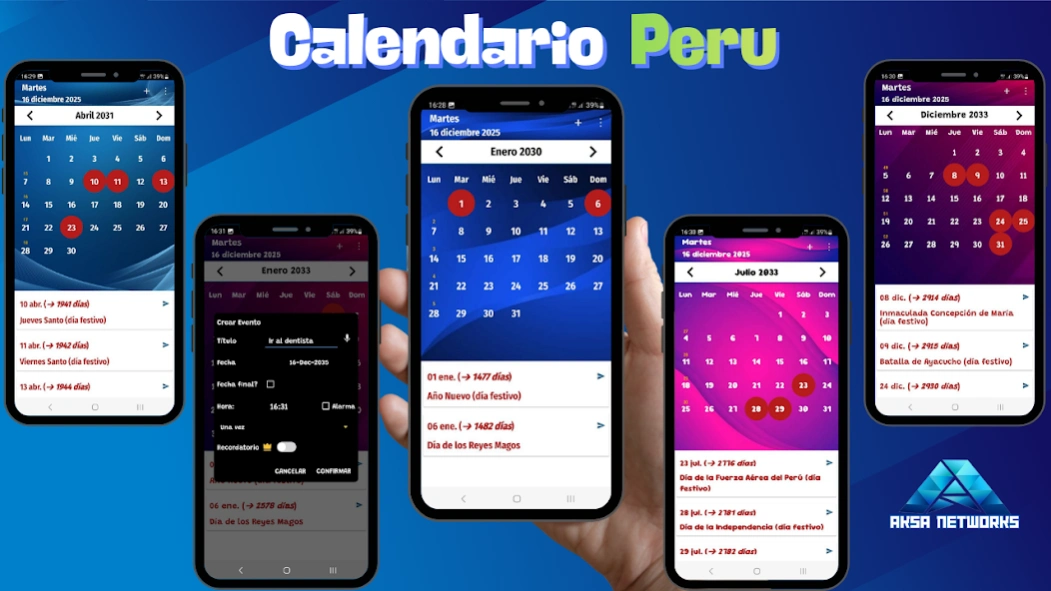 Calendario Perú 2027  Screenshot