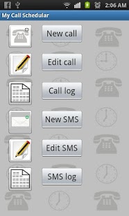 Call Schedular Free 1.8 Screenshot