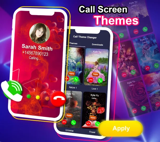 Call Screen Themes: Color Call 3.6 Screenshot