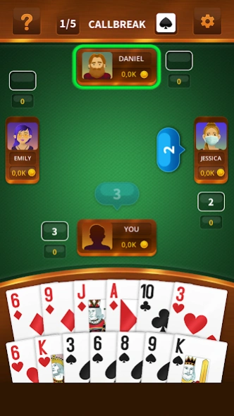 Callbreak HD : Spades 18 Screenshot