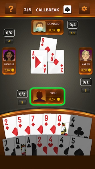 Callbreak HD : Spades 18 Screenshot