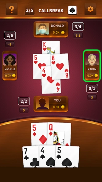 Callbreak HD : Spades 18 Screenshot