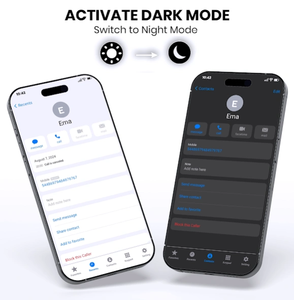 iCaller, Caller Theme & Dialer 1.1 Screenshot